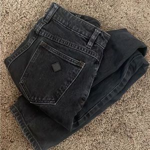Abrand Black Jeans Size 24. Slim fit, straight leg. Super cute!